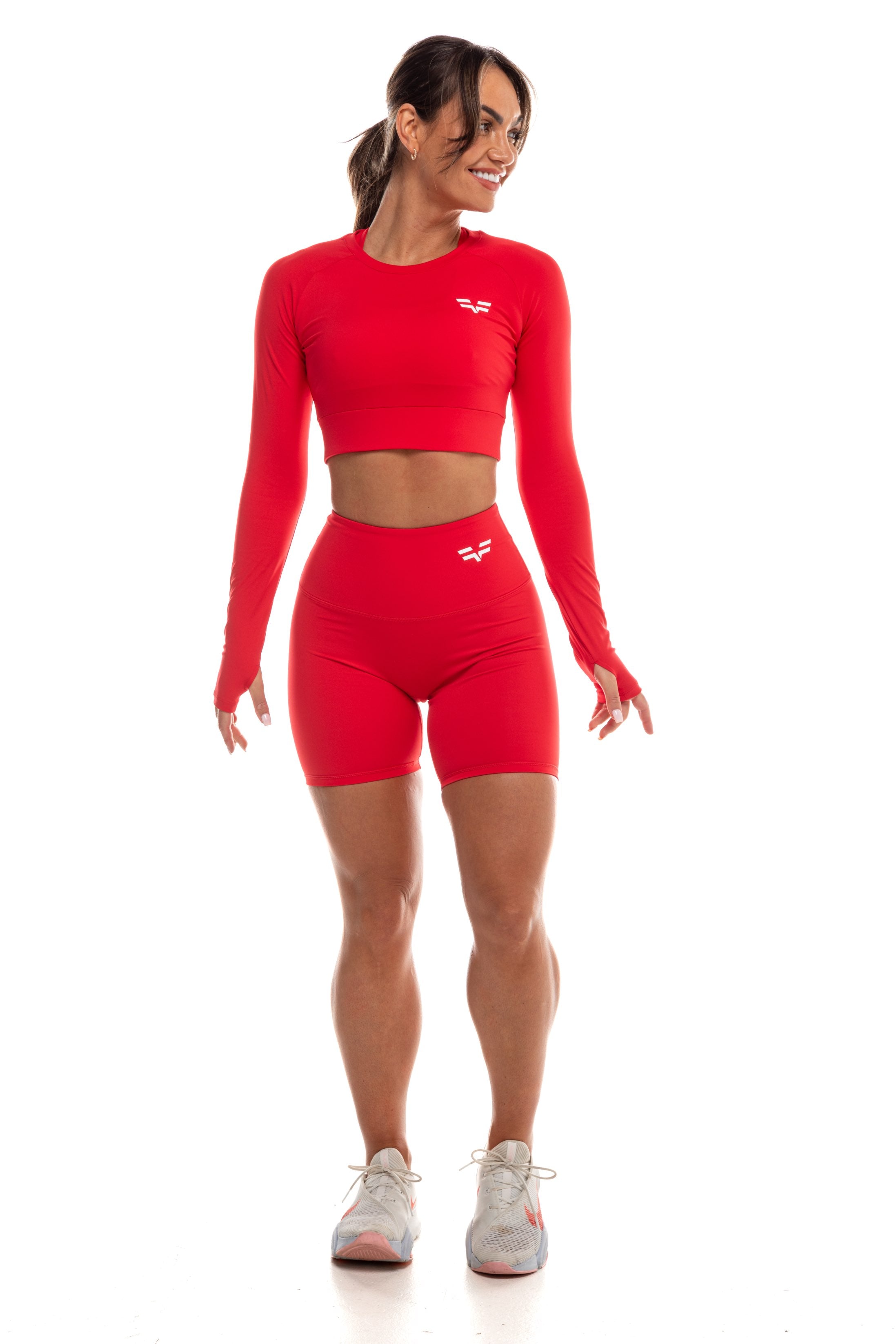 Short GYMFREAK Vision Femme - Rouge 6 Pouces/15.24 cms
