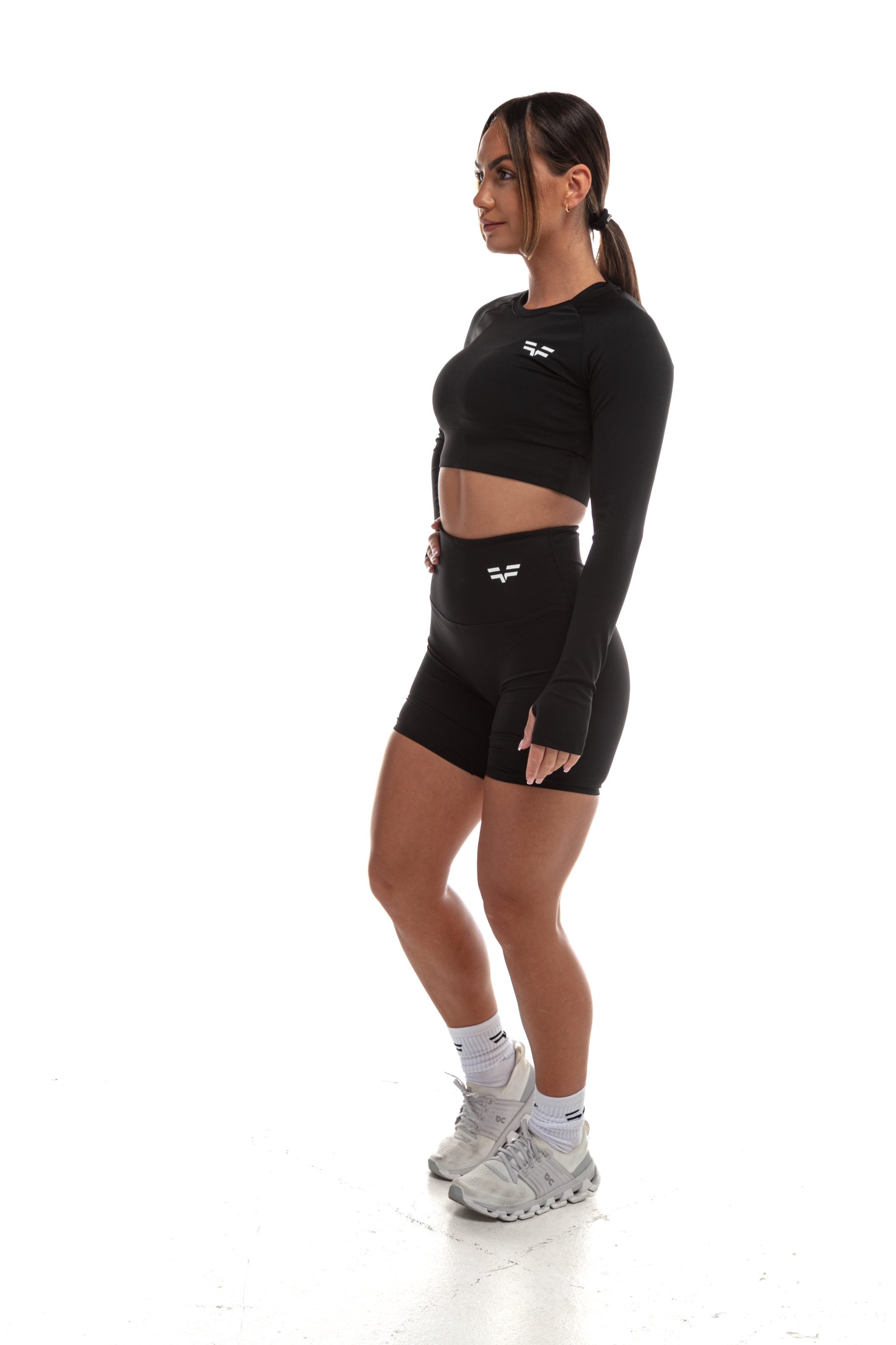 Haut Court GYMFREAK Vision Femme - Noir