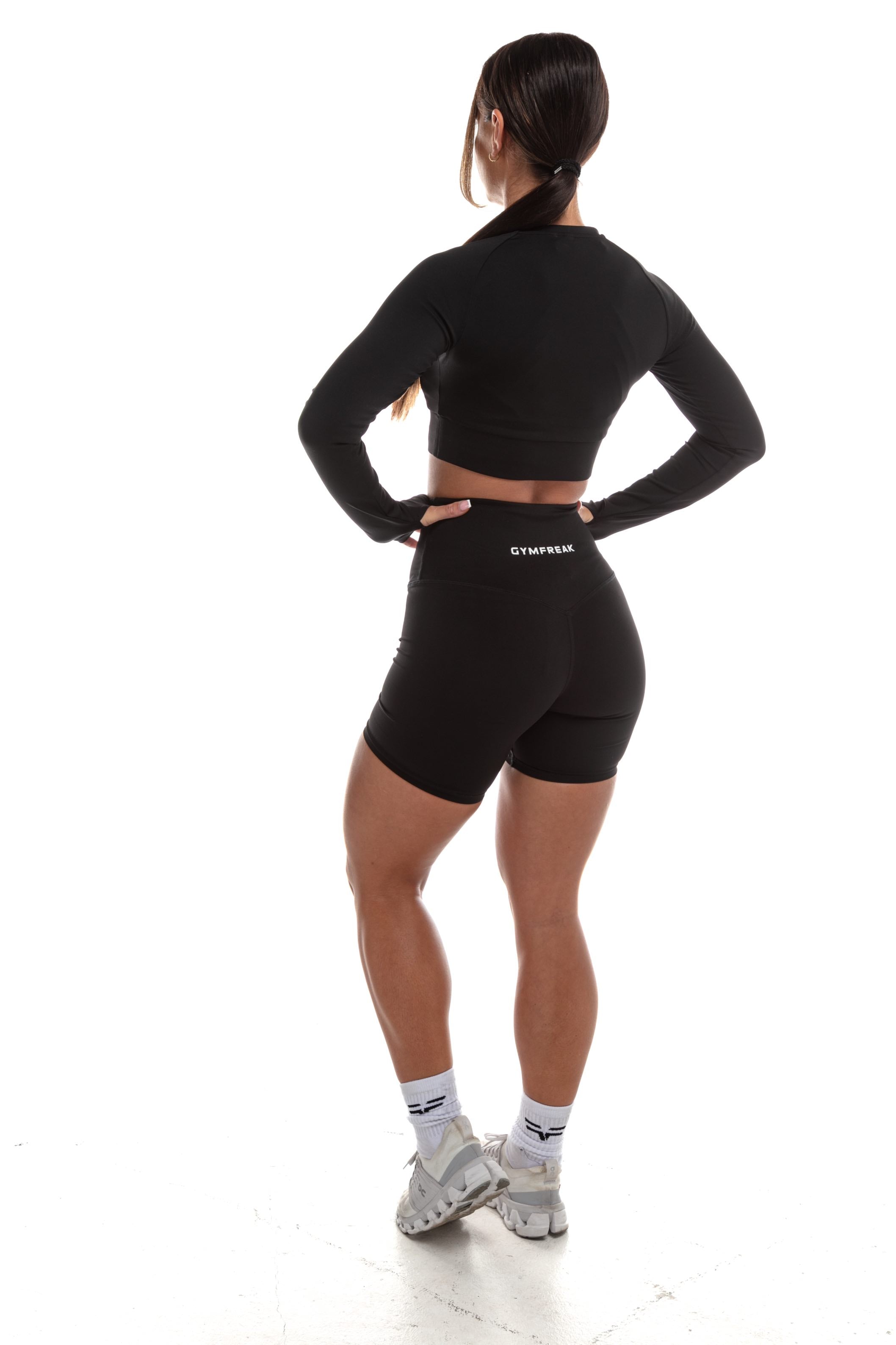 Haut Court GYMFREAK Vision Femme - Noir