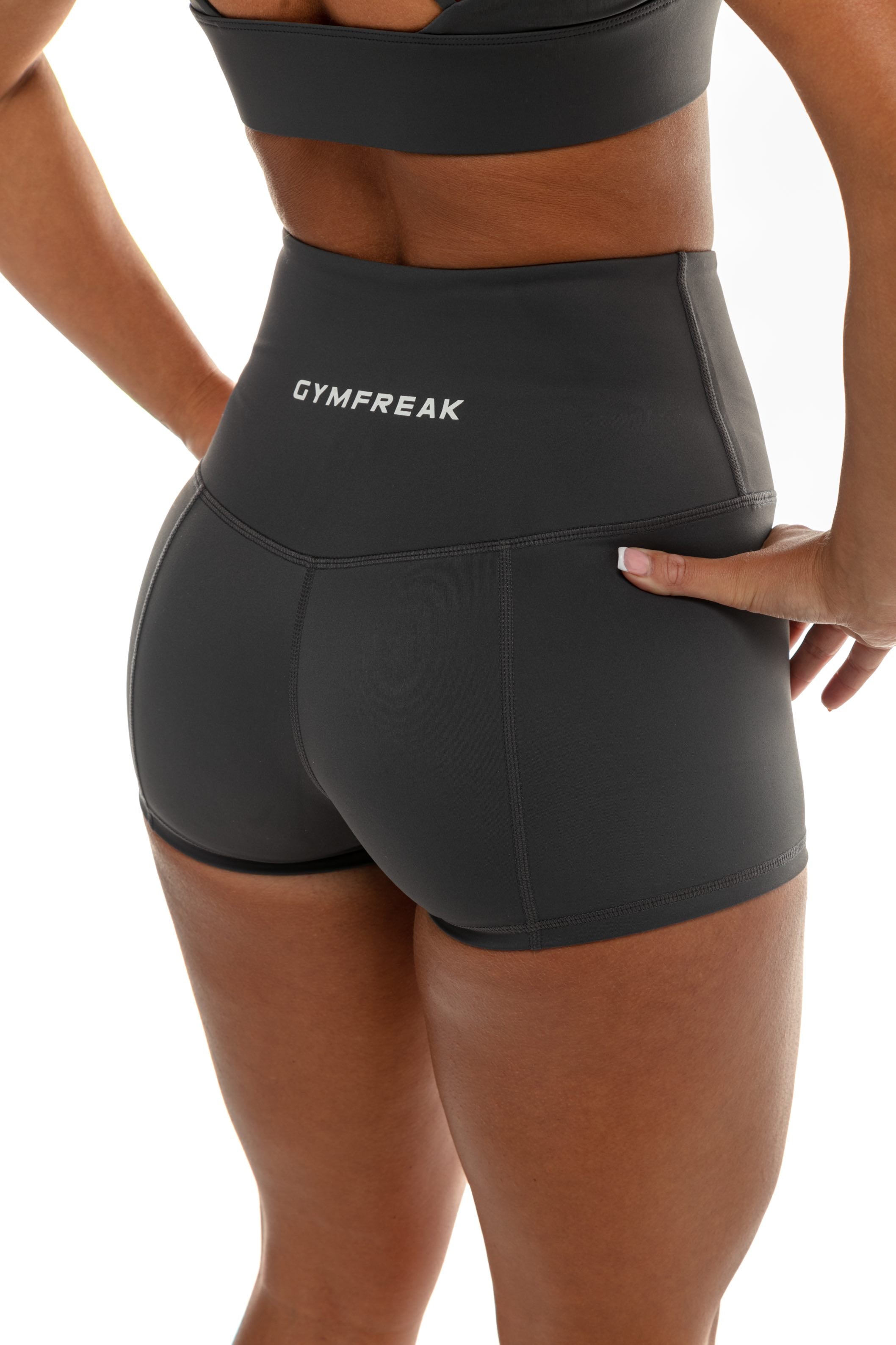 Short GYMFREAK Vision Femme - Gris 2 Pouces/5.08 cms