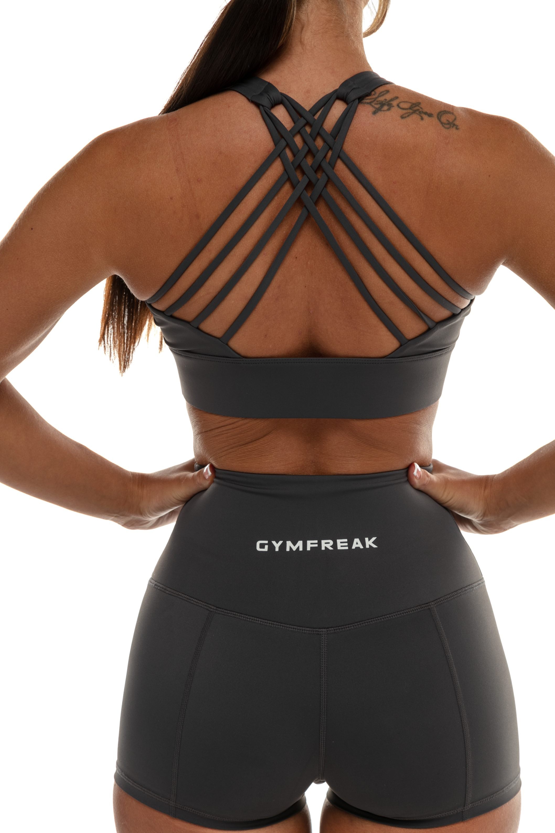 Brassière GYMFREAK Vision Femme - Gris