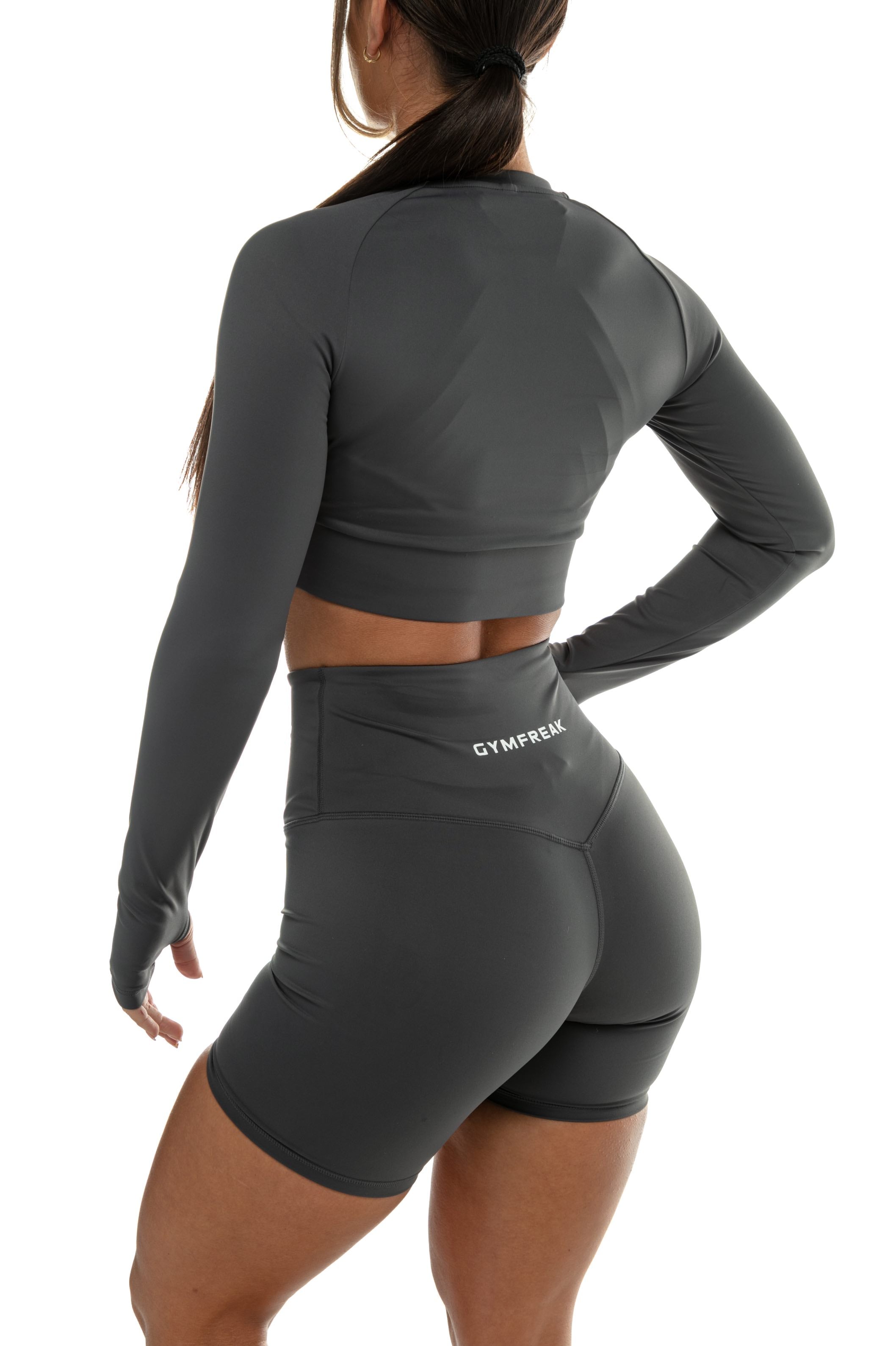 Short GYMFREAK Vision Femme - Gris 6 Pouces/15.24 cms