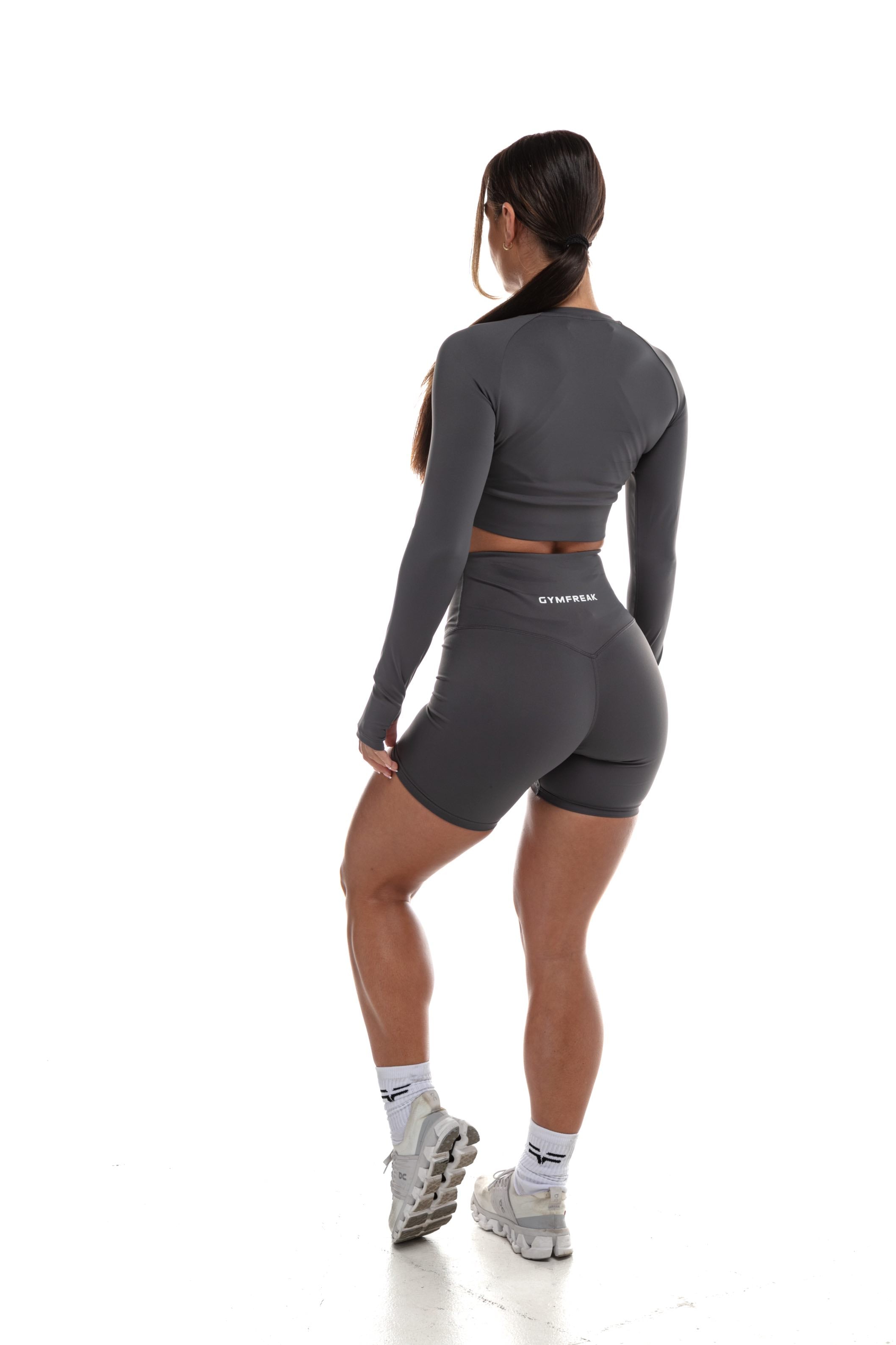 Short GYMFREAK Vision Femme - Gris 6 Pouces/15.24 cms