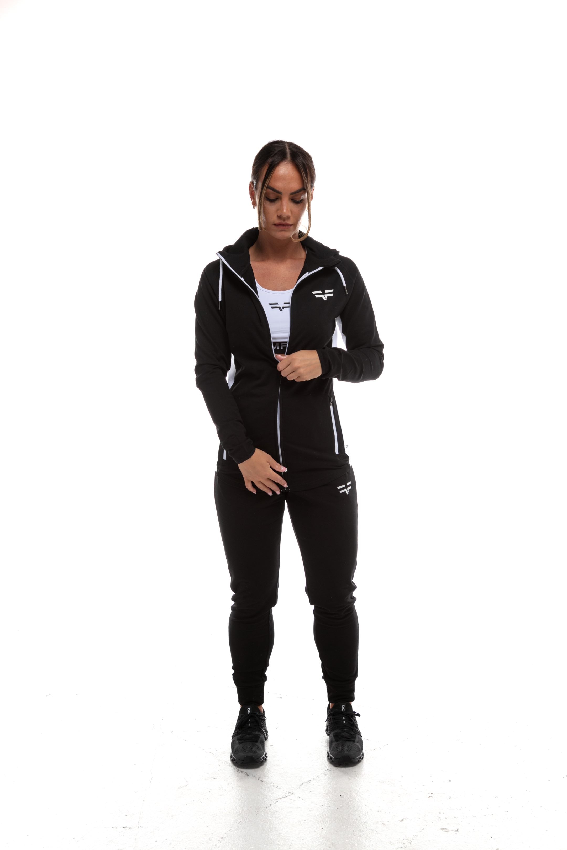 Sweat à capuche GYMFREAK Active femme - Noir