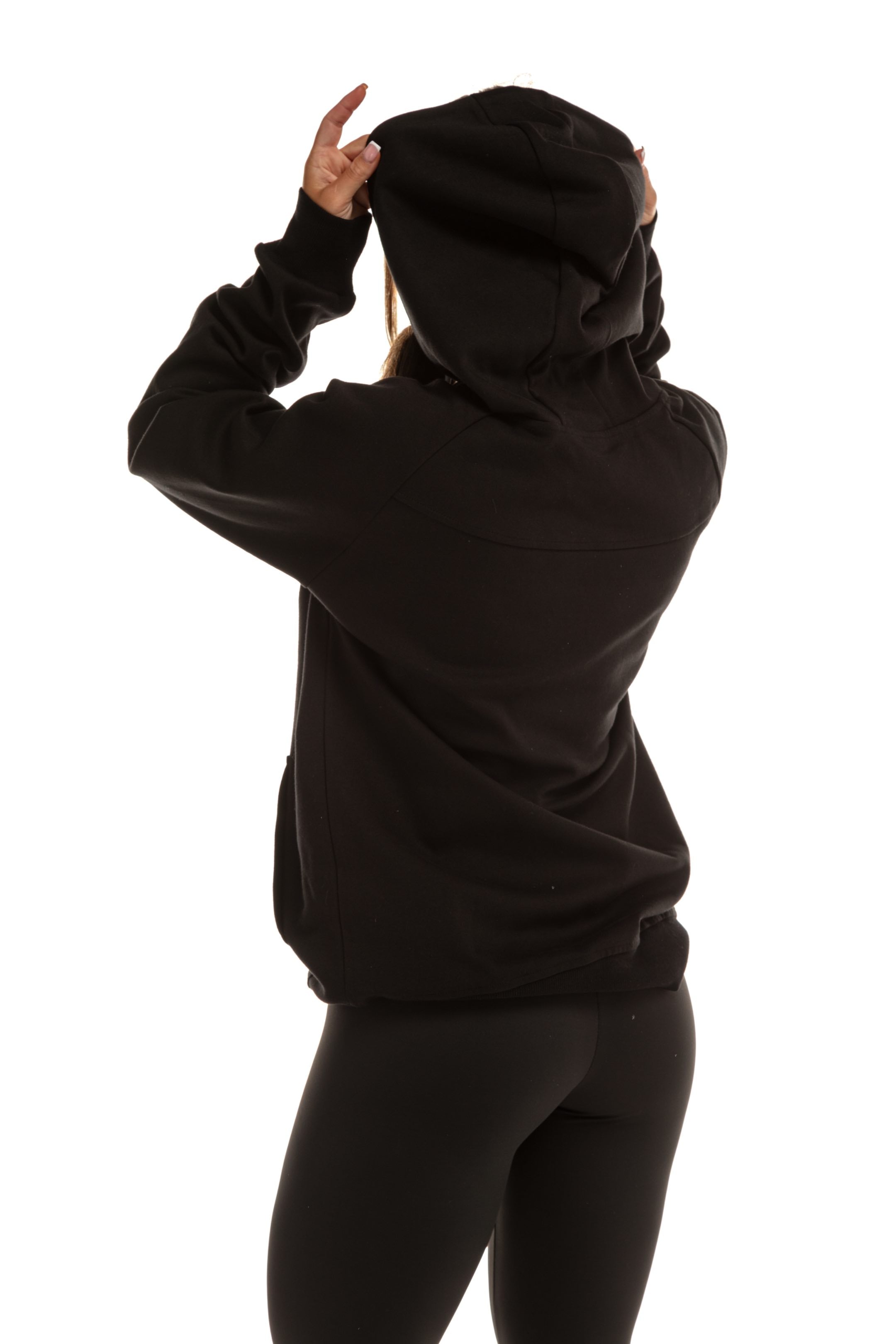 Sweat a capuche GymFreak Power Femme - Noir