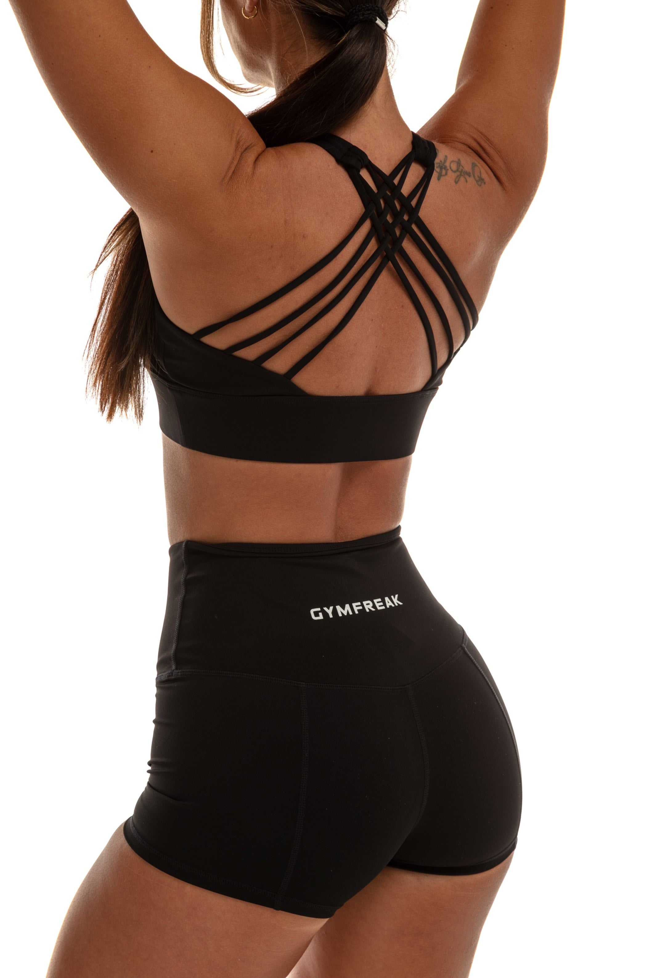 Brassière GYMFREAK Vision Femme - Noir