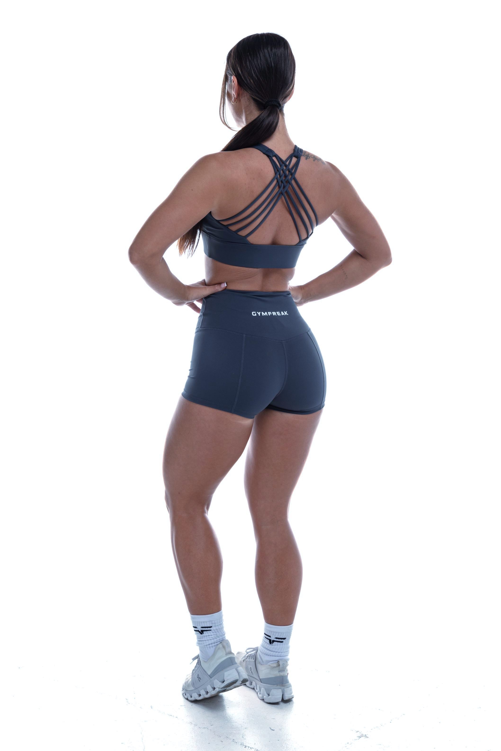 Short GYMFREAK Vision Femme - Bleu 2 Pouces/5.08 cms