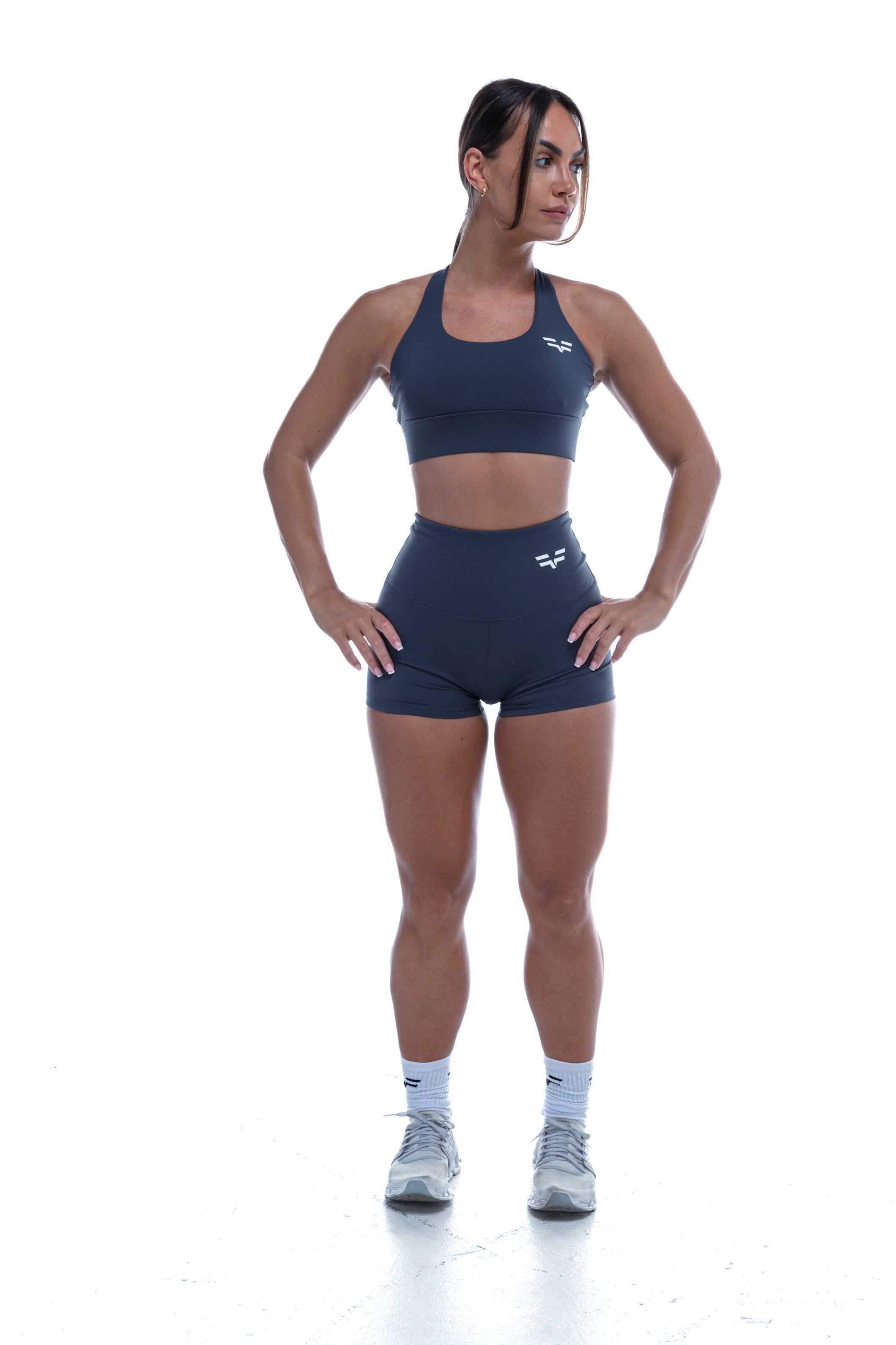 Short GYMFREAK Vision Femme - Bleu 2 Pouces/5.08 cms