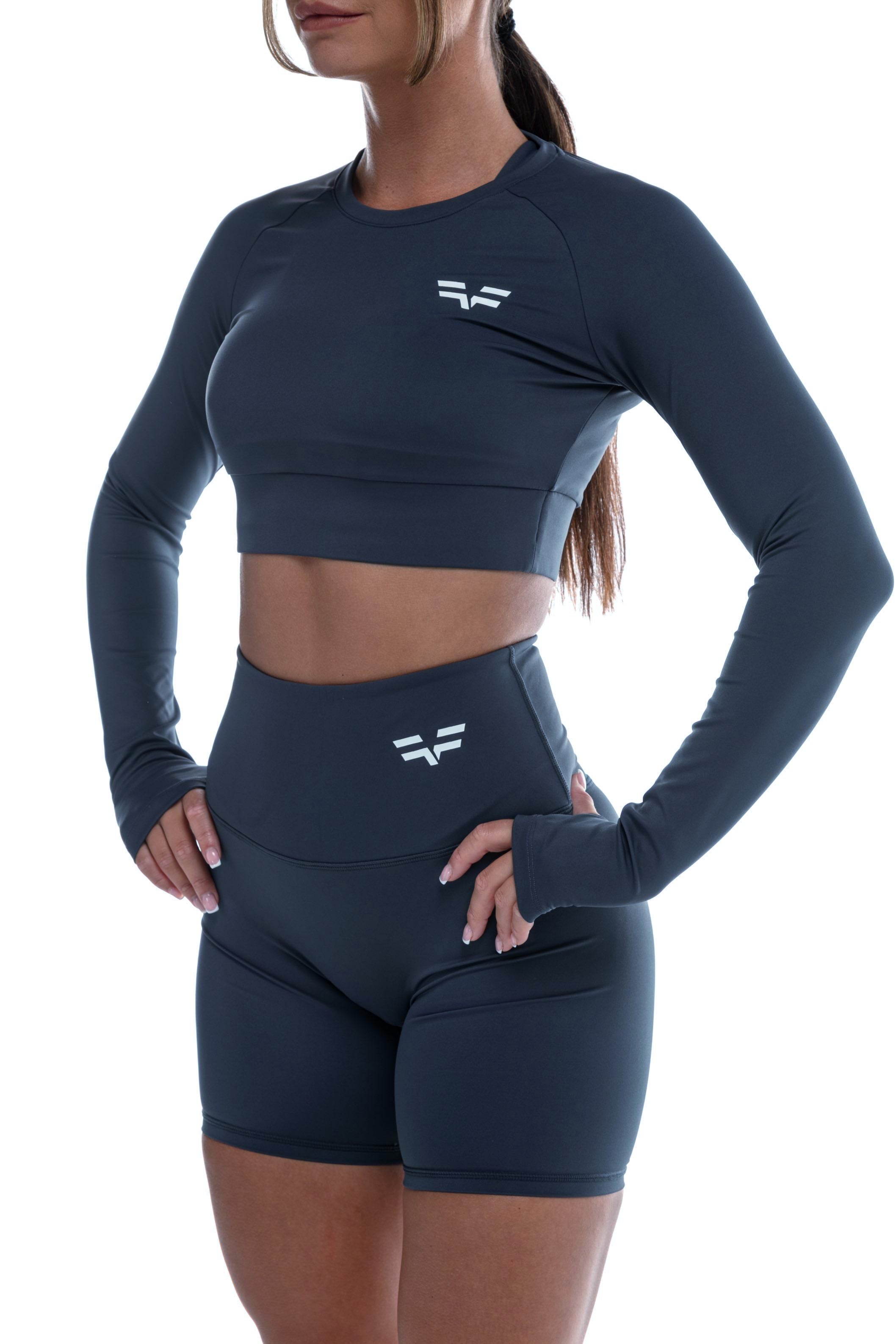 Haut Court GYMFREAK Vision Femme - Bleu