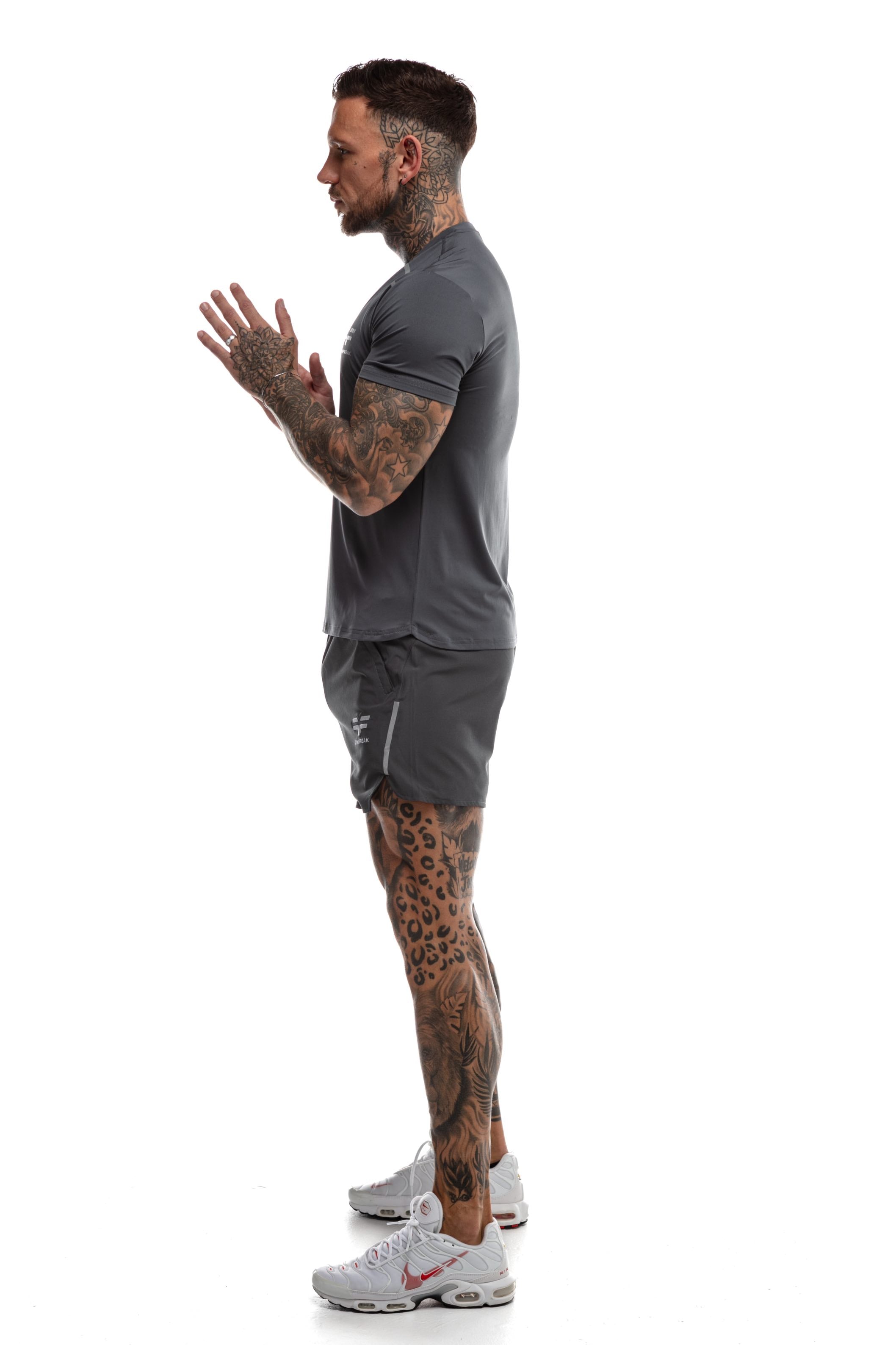 T-Shirt GYMFREAK Fusion Homme - Charbon