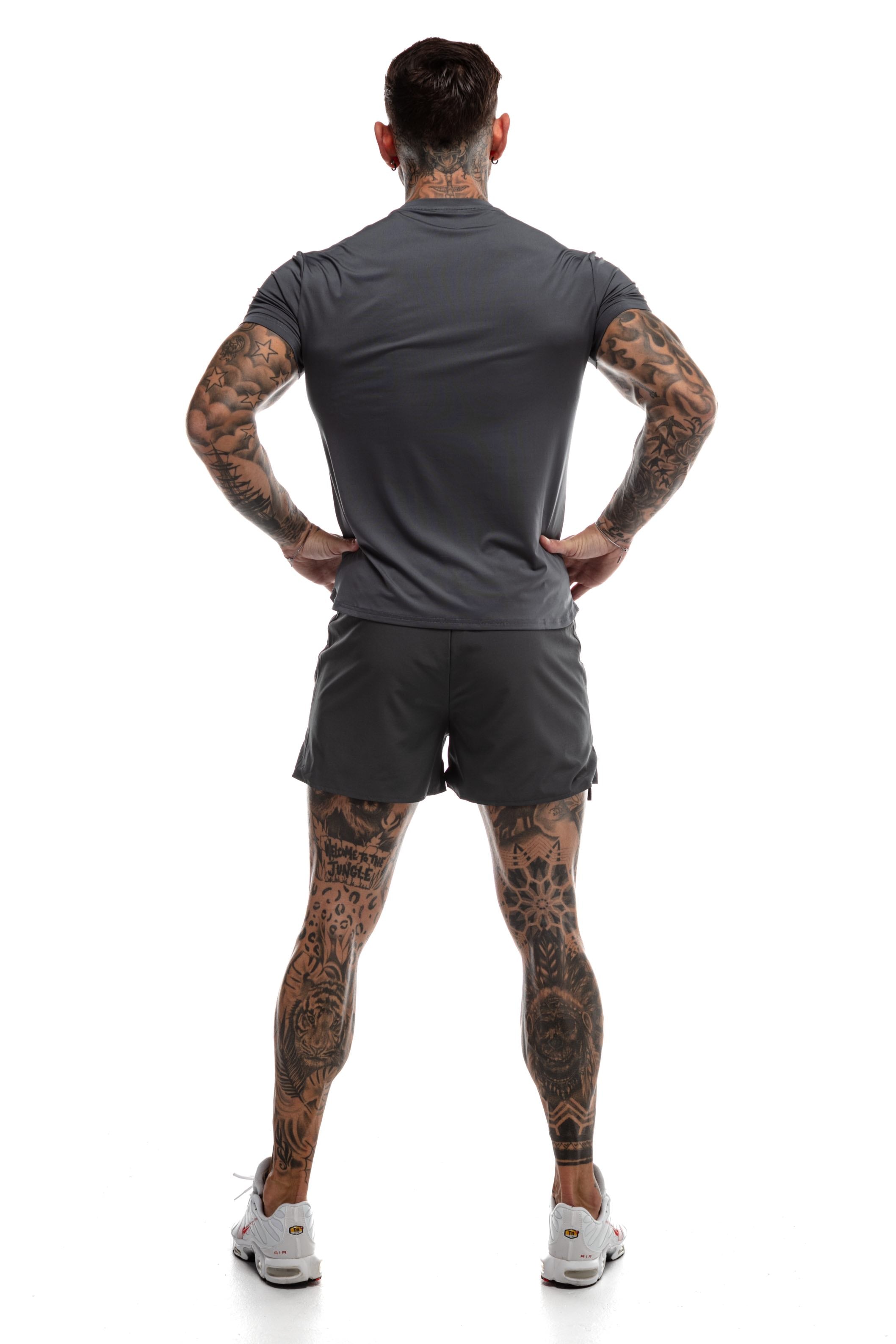 T-Shirt GYMFREAK Fusion Homme - Charbon
