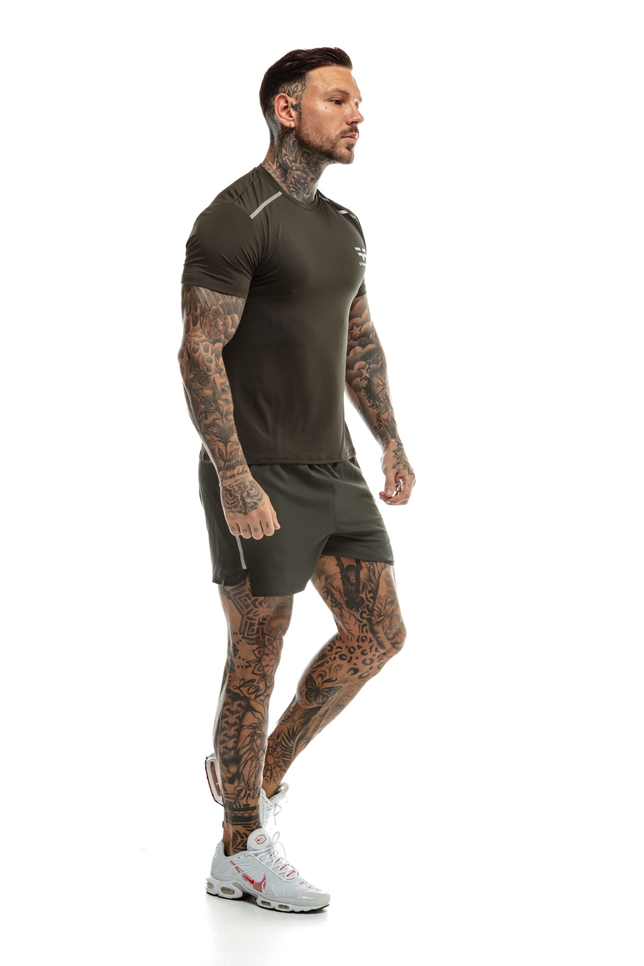 T-Shirt GYMFREAK Fusion Homme - Khaki