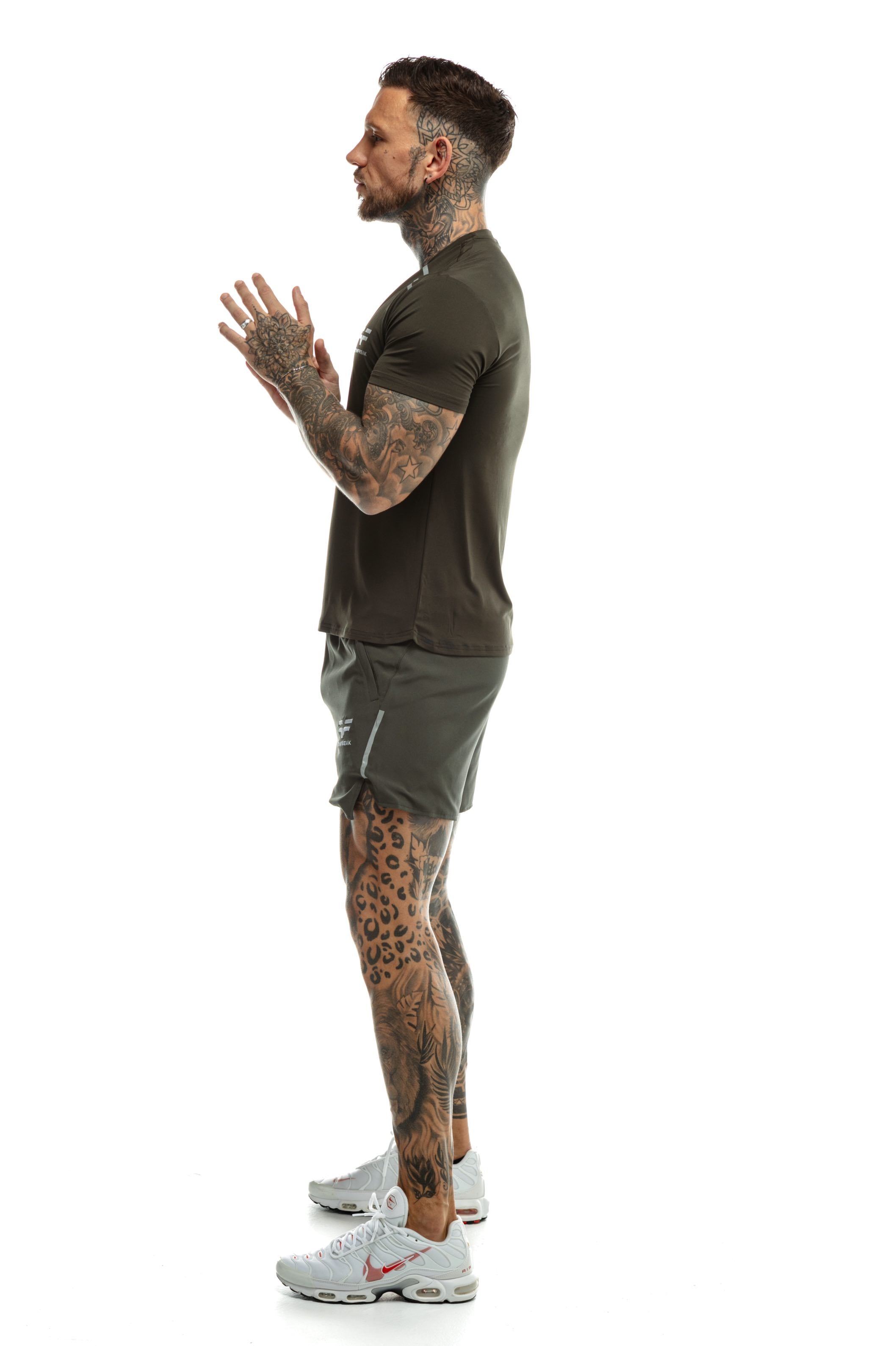 T-Shirt GYMFREAK Fusion Homme - Khaki
