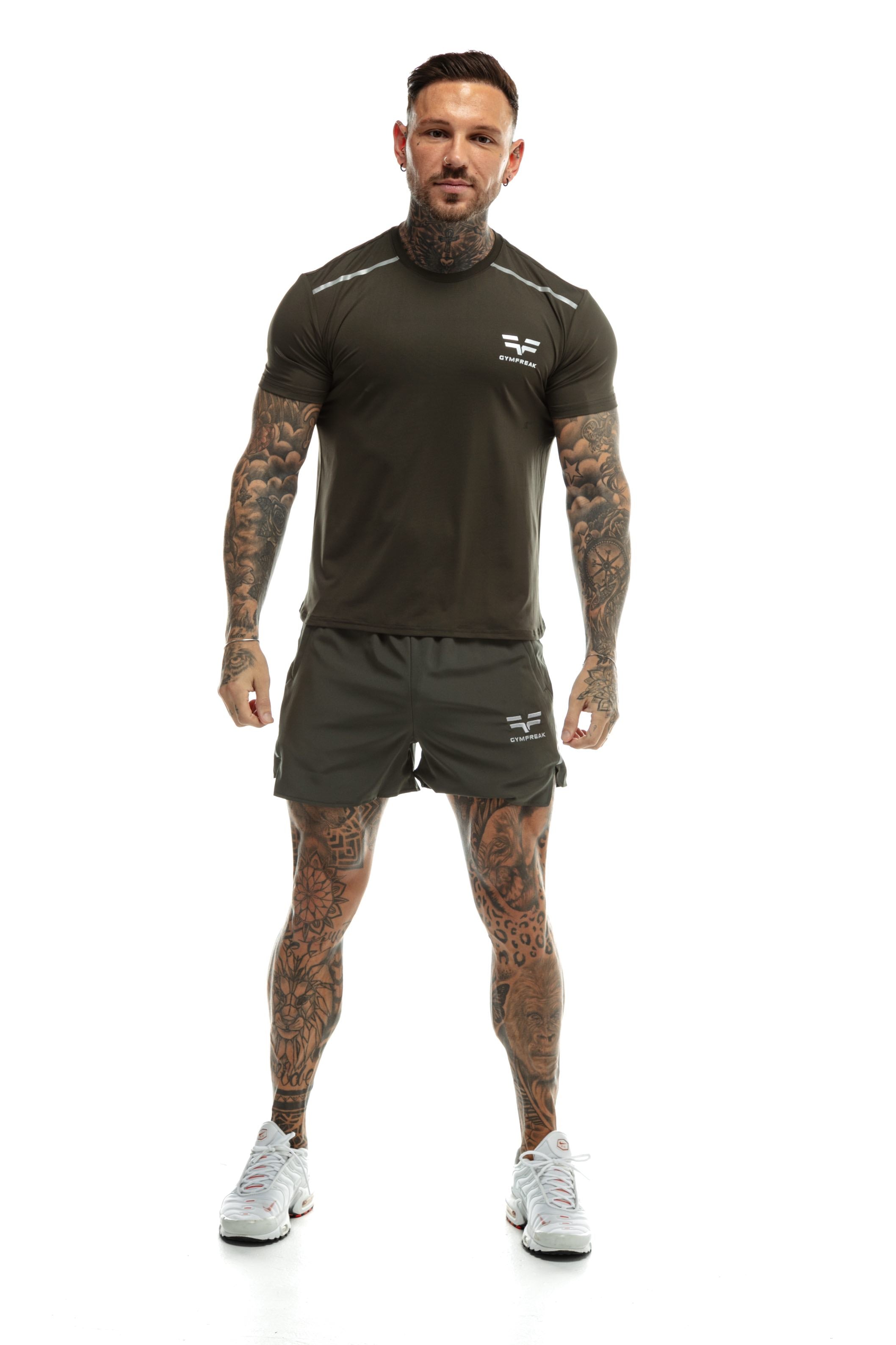 T-Shirt GYMFREAK Fusion Homme - Khaki