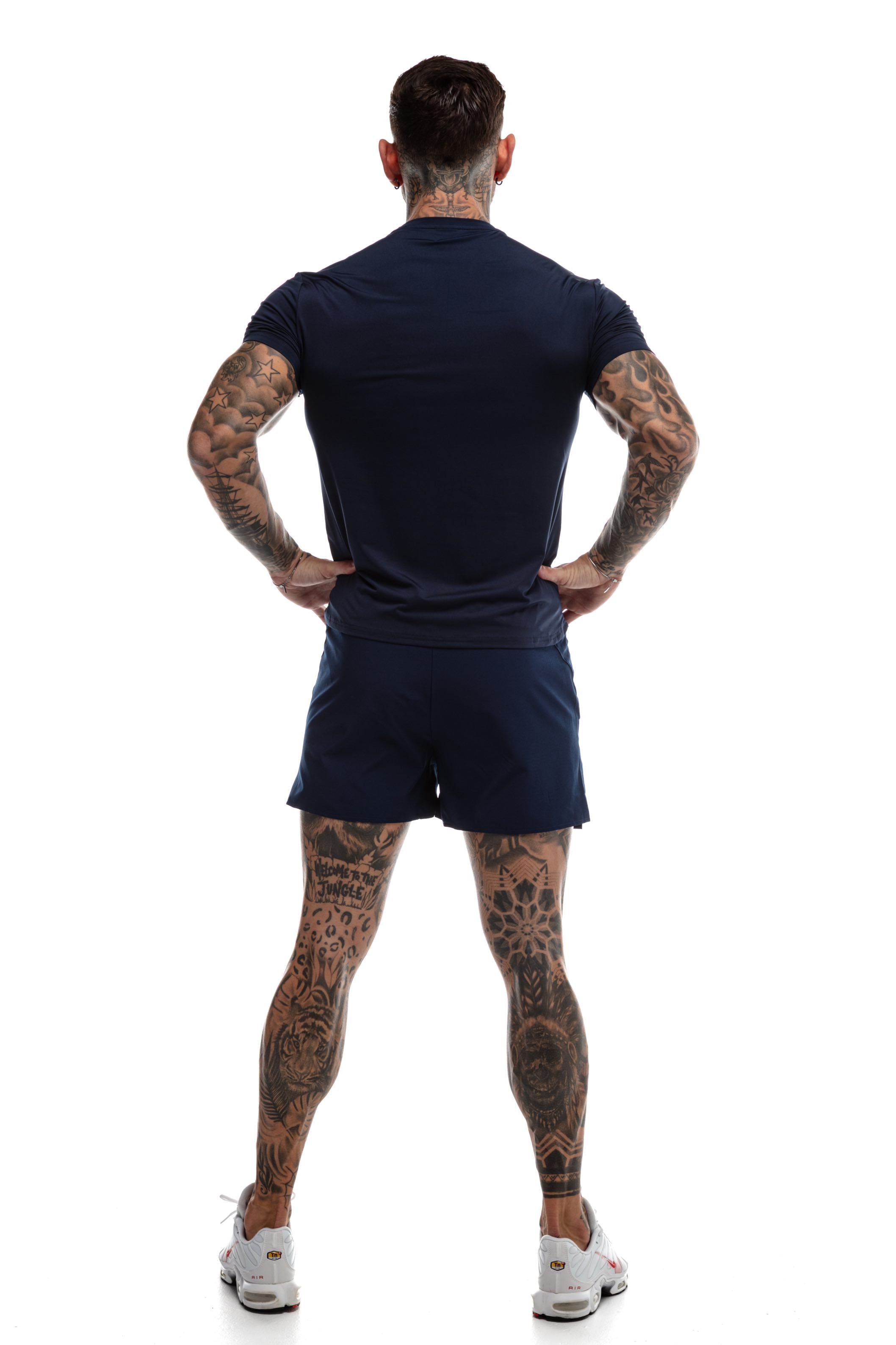 T-Shirt GYMFREAK Fusion Homme - Bleu Marine