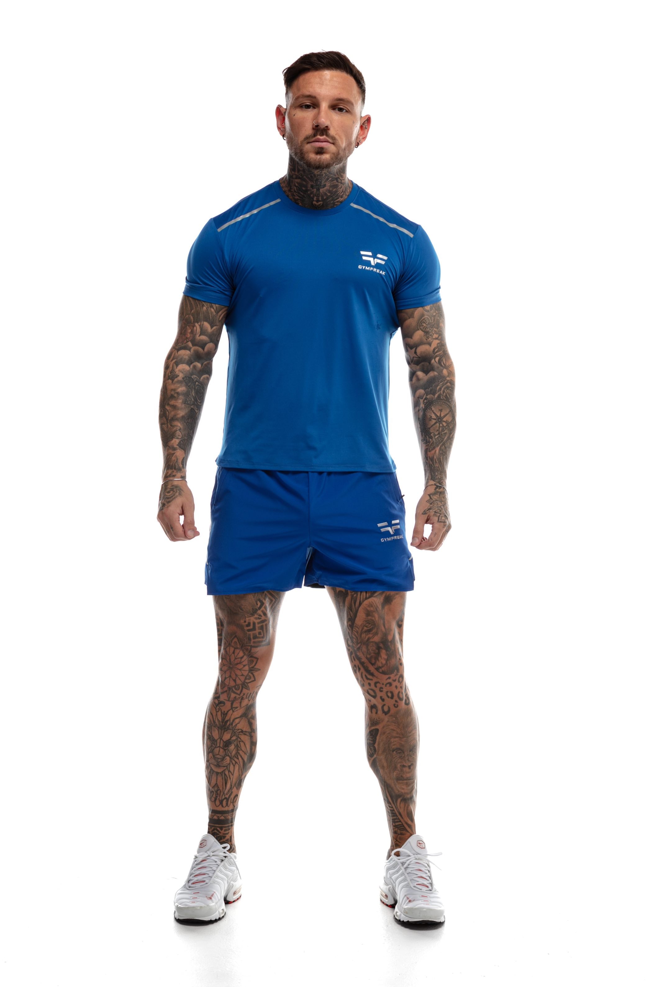T-Shirt GYMFREAK Fusion Homme - Bleu Royale