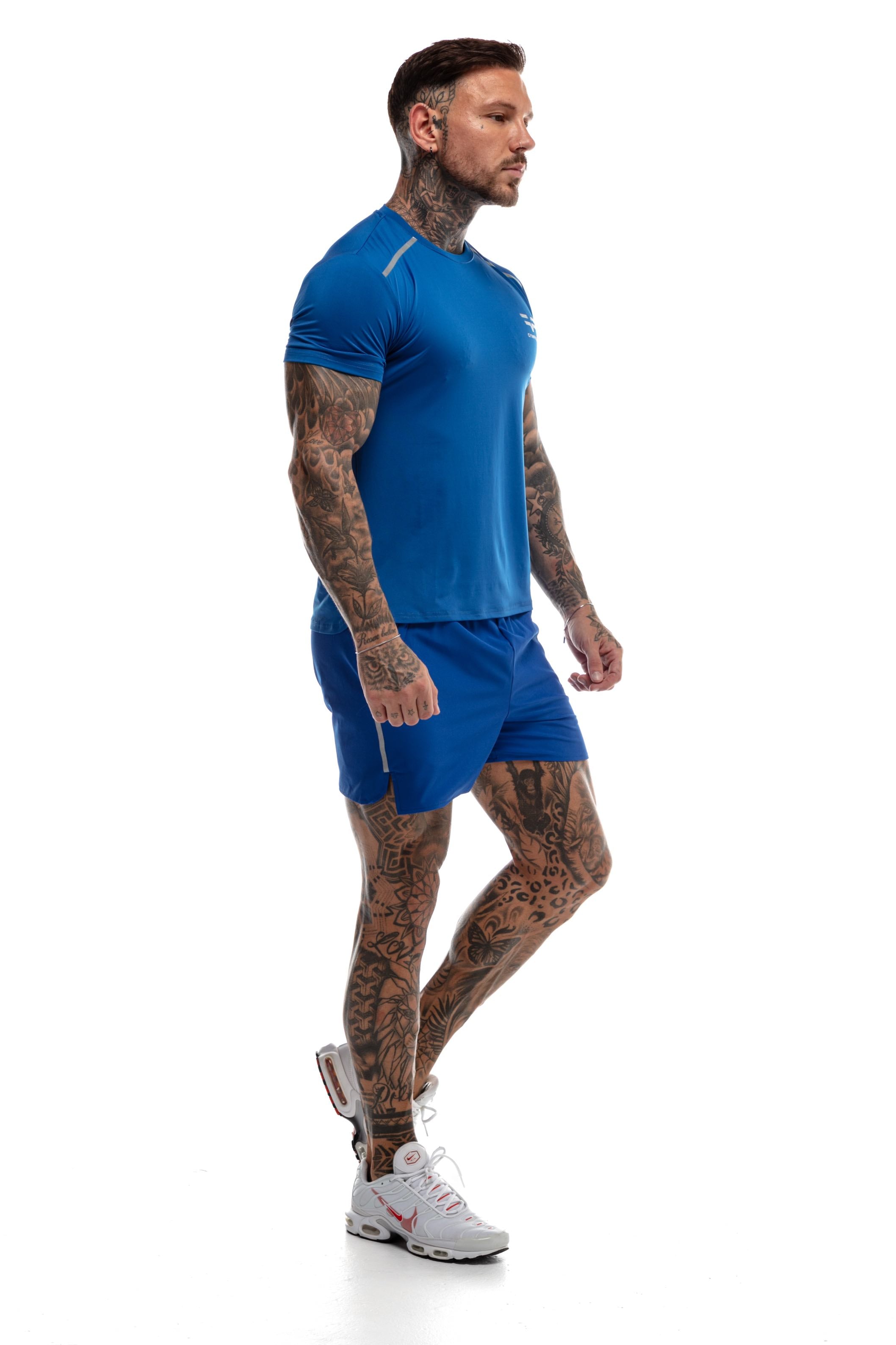 T-Shirt GYMFREAK Fusion Homme - Bleu Royale