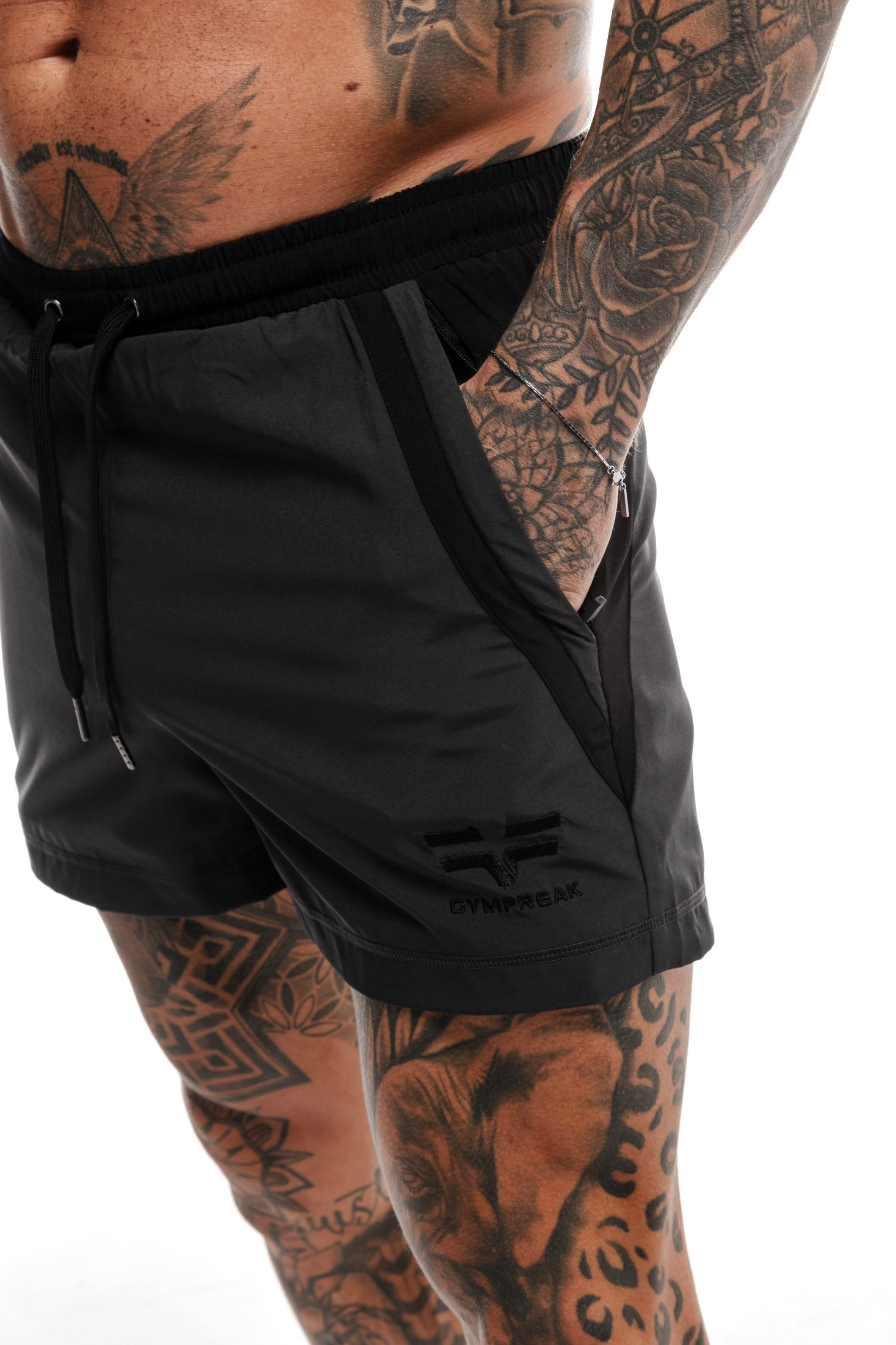 Short GYMFREAK Pro Homme - Gris - 3.5 pouces/8.89cms