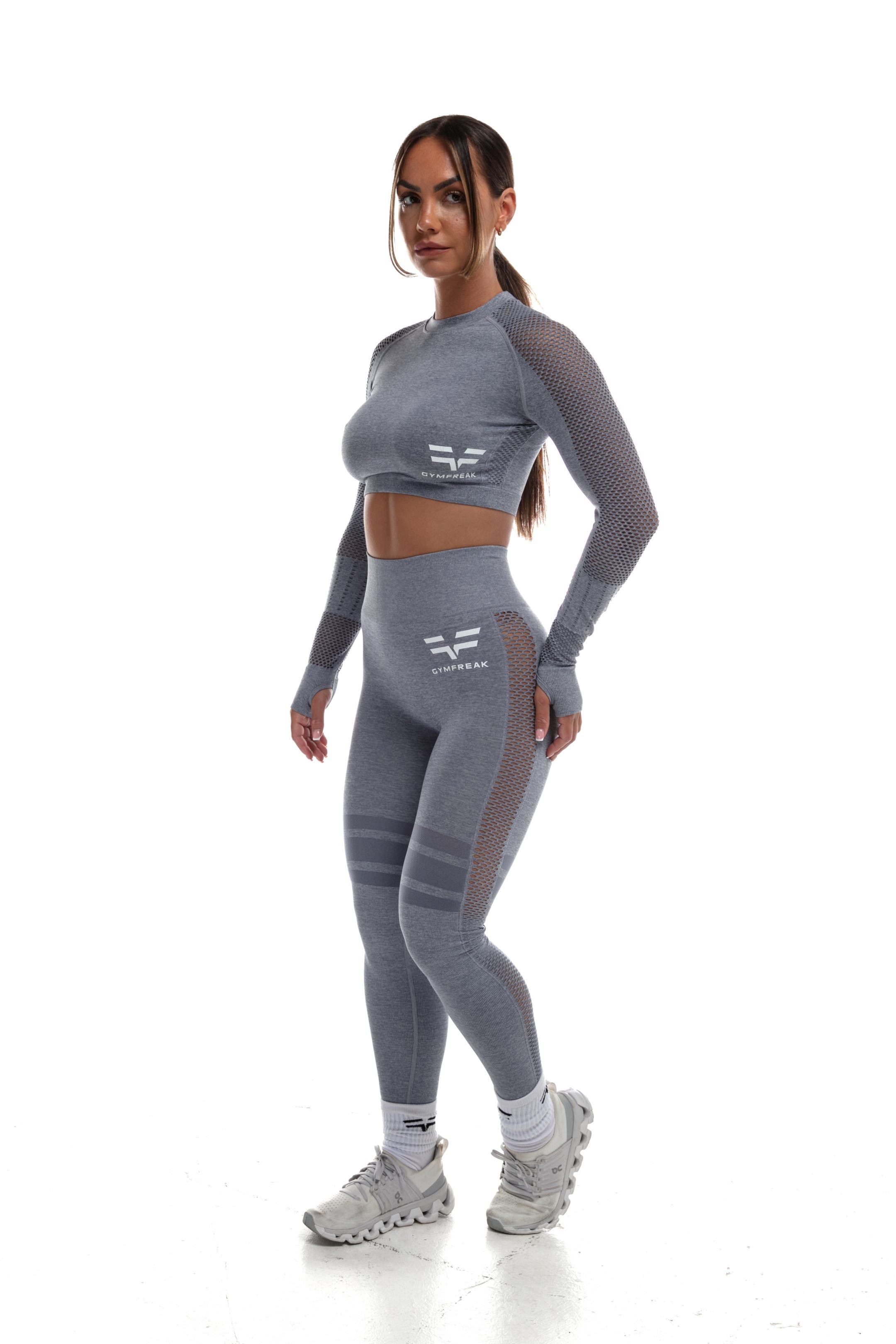GymFreak Womens Yoga Set - Grey