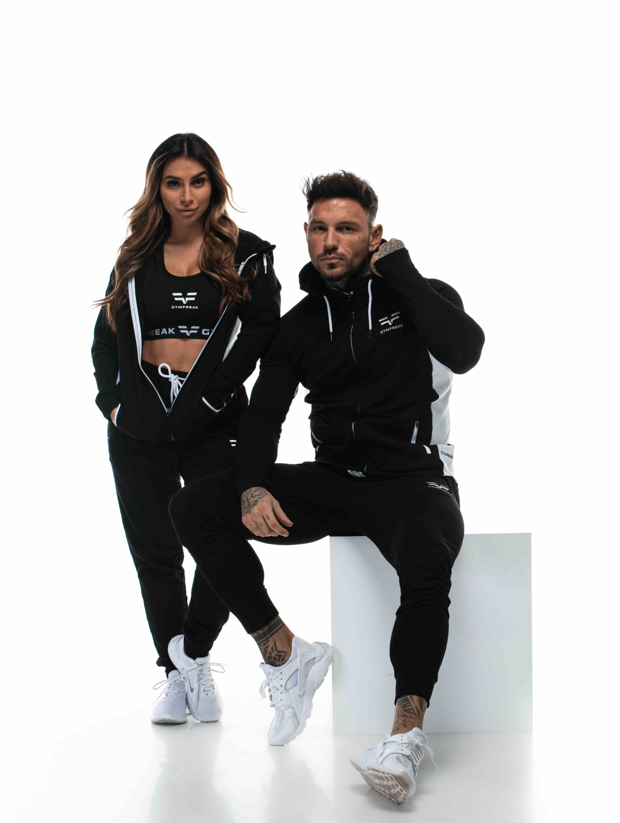 Sweat à capuche GYMFREAK Active Homme - Noir