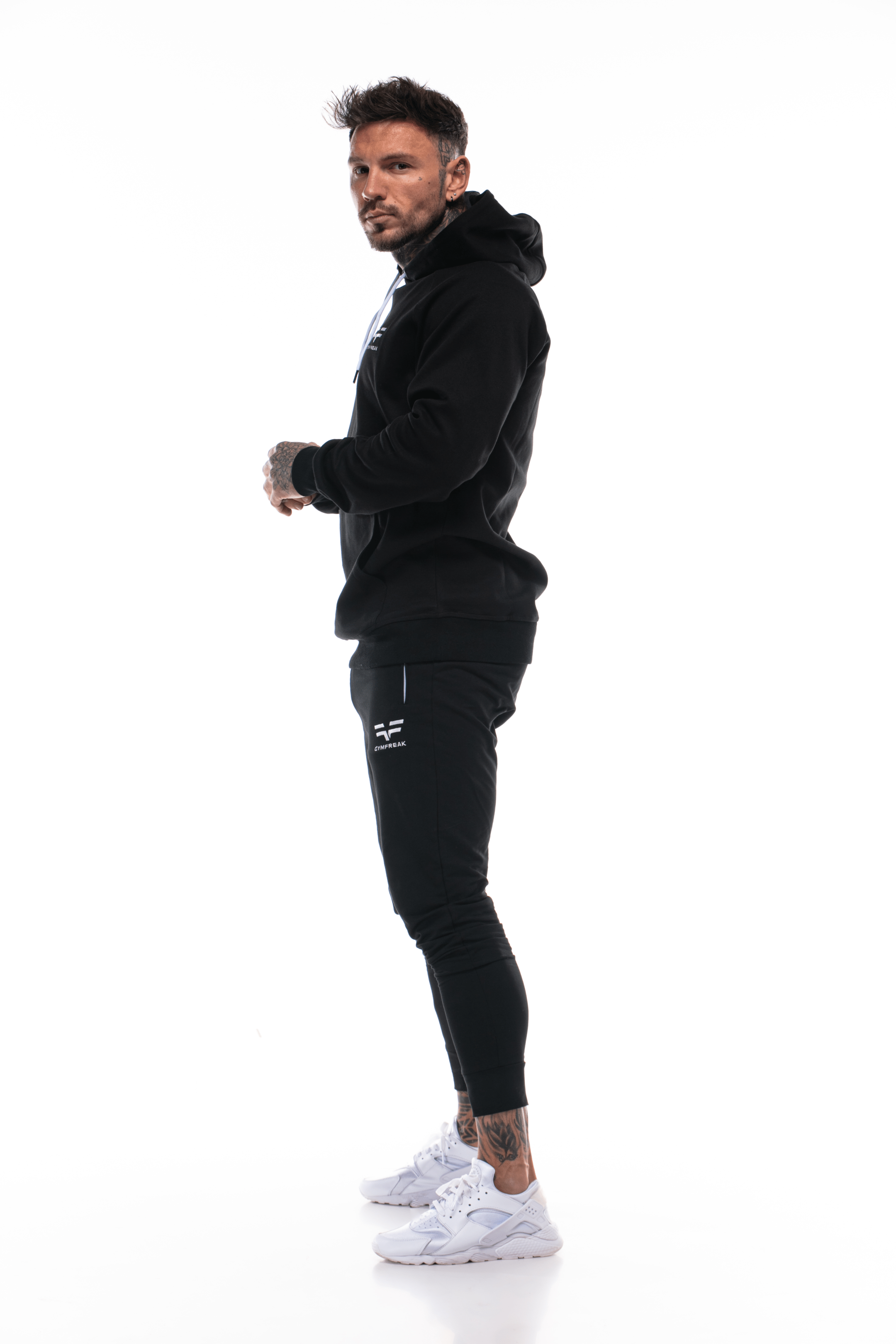 Sweat à capuche GYMFREAK Power Homme - Noir
