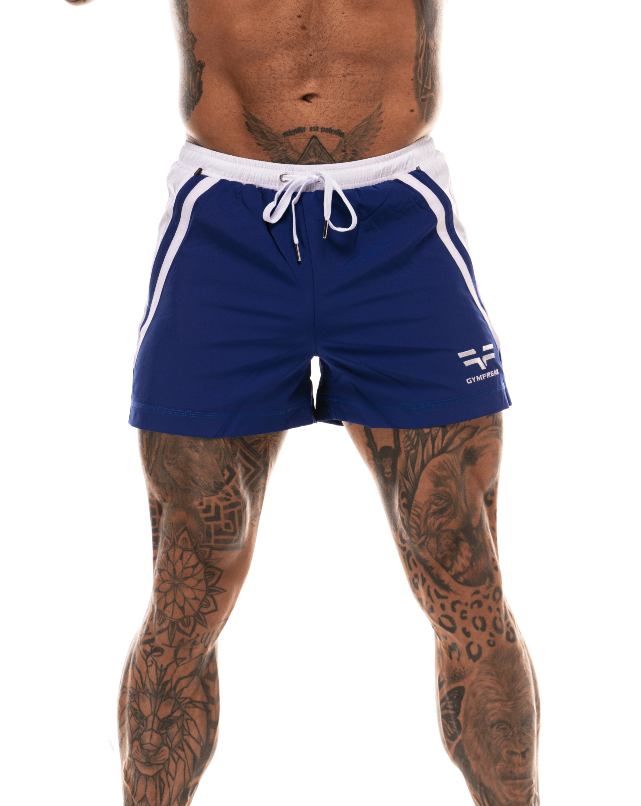 Short GYMFREAK Pro Homme - Bleu - 3.5 pouces/8.89cms