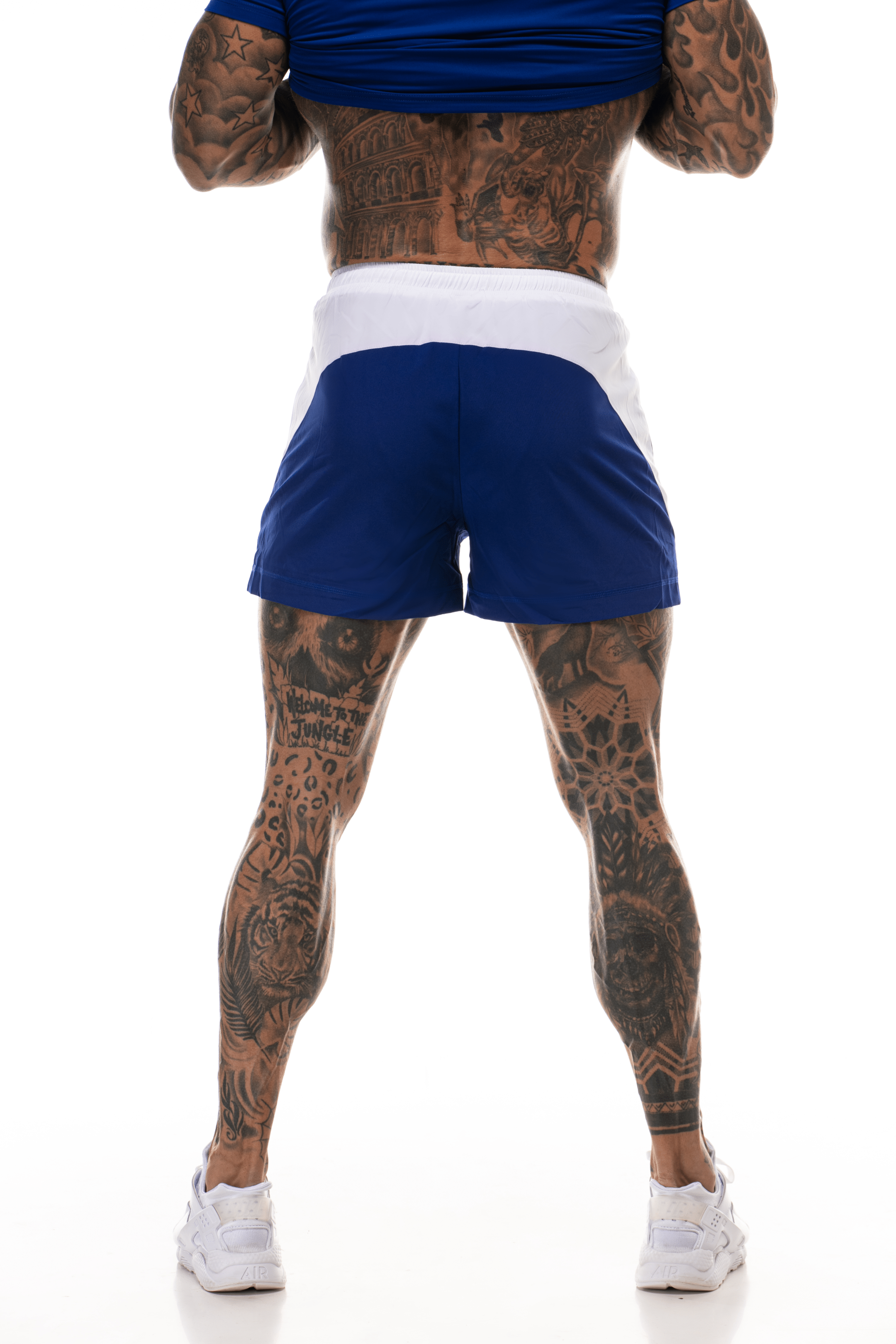 Short GYMFREAK Pro Homme - Bleu - 3.5 pouces/8.89cms