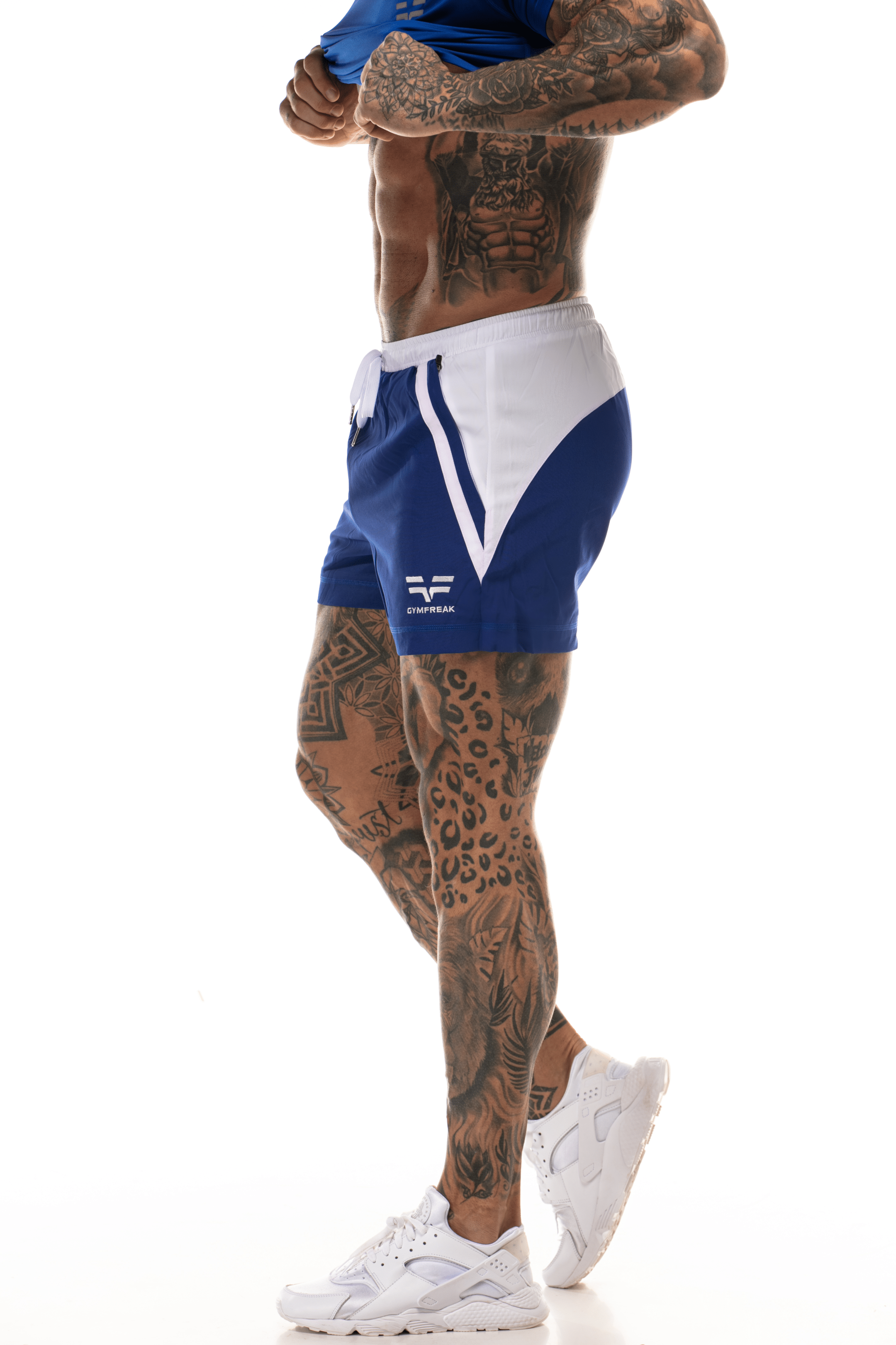 Short GYMFREAK Pro Homme - Bleu - 3.5 pouces/8.89cms