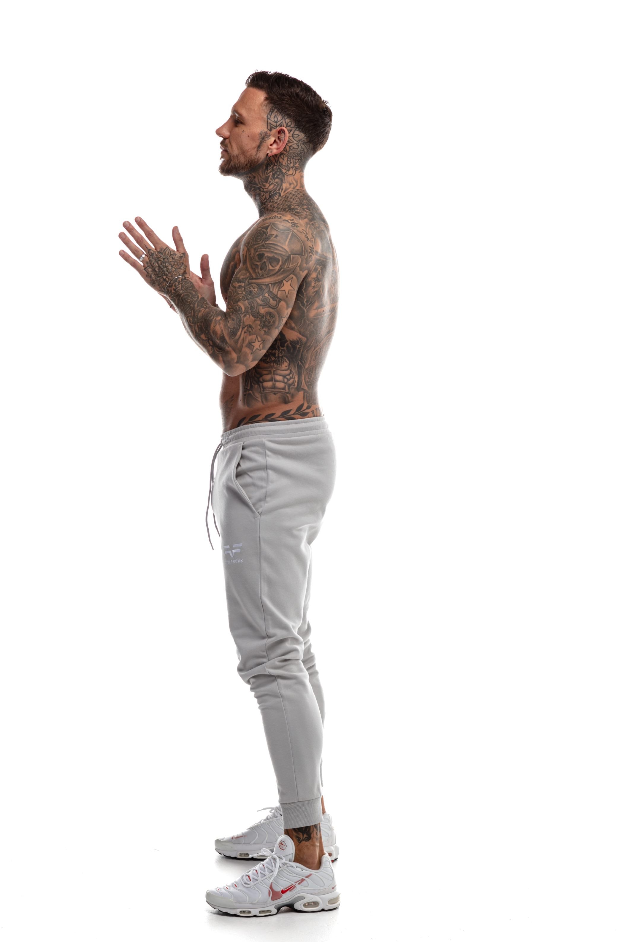 Jogging GYMFREAK Power Homme - Gris Clair