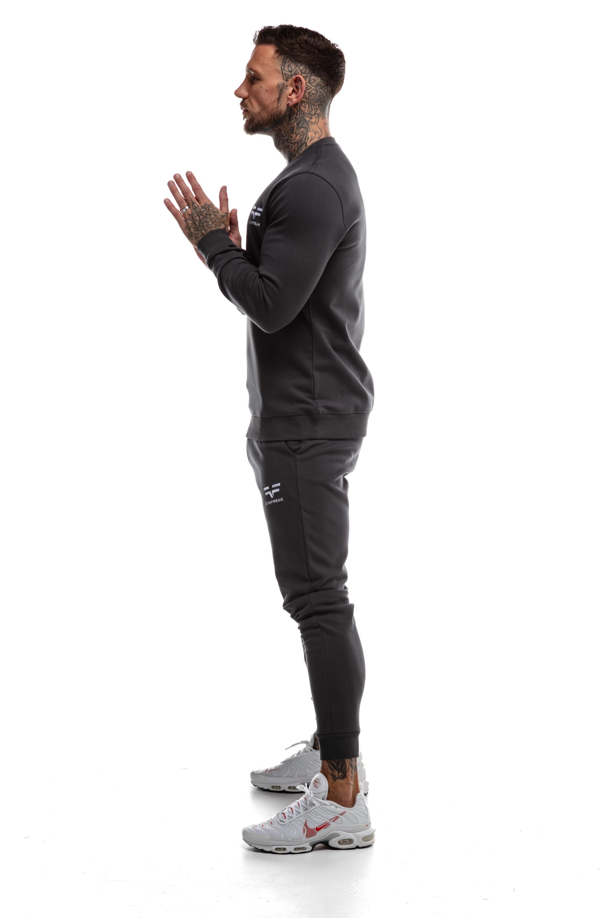 Sweatshirt GYMFREAK Power Homme - Charbon